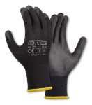 Handschuhe PU-beschichtet schwarz/schwarz Texxor 2404