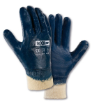 Handschuhe Nitril Strickbund beige/blau Texxor 2319