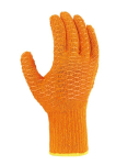 Handschuhe Grobstrick orange Texxor Criss Cross 1900