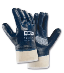 Handschuhe Nitril Stulpe beige/blau Texxor 2339