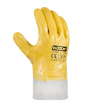 Handschuhe Nitril Stulpe gelb/beige Texxor 2359
