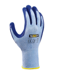 Handschuhe Latex meliert blau, hellblau meliert/mittelblau Texxor 2229