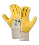 Handschuhe Nitril Strickbund gelb Texxor 2354