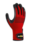 Handschuhe Latex rot/schwarz Texxor 2426