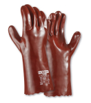 Handschuhe Chemikalienschutz PVC rotbraun Texxor 2111