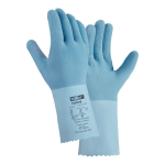Handschuhe Chemikalienschutz Naturlatex hellblau, geraut Texxor 2250