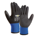 Handschuhe Winter Nylon, 1/1 getaucht schwarz/blau Texxor 2272