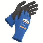 Handschuhe, Nitril teilbeschichtet blau/grau uvex athletic lite