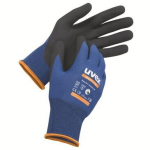 Handschuhe ESD, Nitril teilbeschichtet, blau schwarz uvex athletic lite ESD