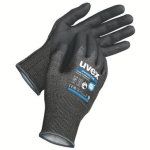 Handschuhe, Nitril schnitthemmend schwarz uvex phynomic F XG