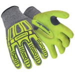 Schnittschutzhandschuhe Gr. Daumenverstärkung, grau gelb uvex HexArmor Rig Lizard 2090X 60648