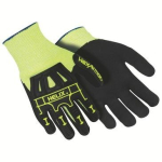 Schnittschutzhandschuhe NBR Beschichtung, gelb schwarz uvex HexArmor Helix 3000