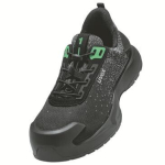 Sicherheitshalbschuhe W11, S1 PL SR, schwarz, grün uvex 1-craft