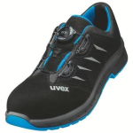 Sicherheitshalbschuhe W12, S1P SRC, blau, schwarz uvex 2 trend