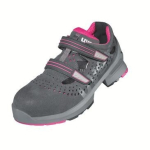 Sicherheitssandalen Damen W11, S1 SRC, grau, pink uvex 1 ladies