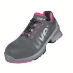 Sicherheitsschuhe Damen W11, S2, grau pink uvex 1, 8562/8